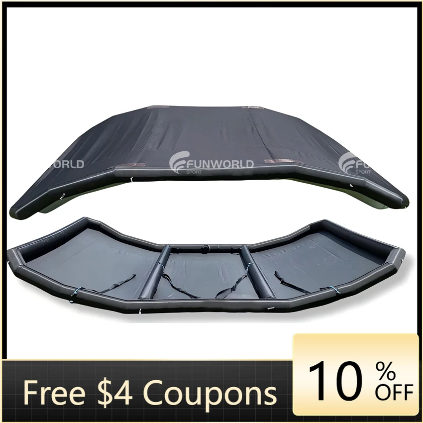

STLF Custom Portable Inflatable Sunshade Awning Inflatable Canopy for Boat Shade or Floating Platform or Beach