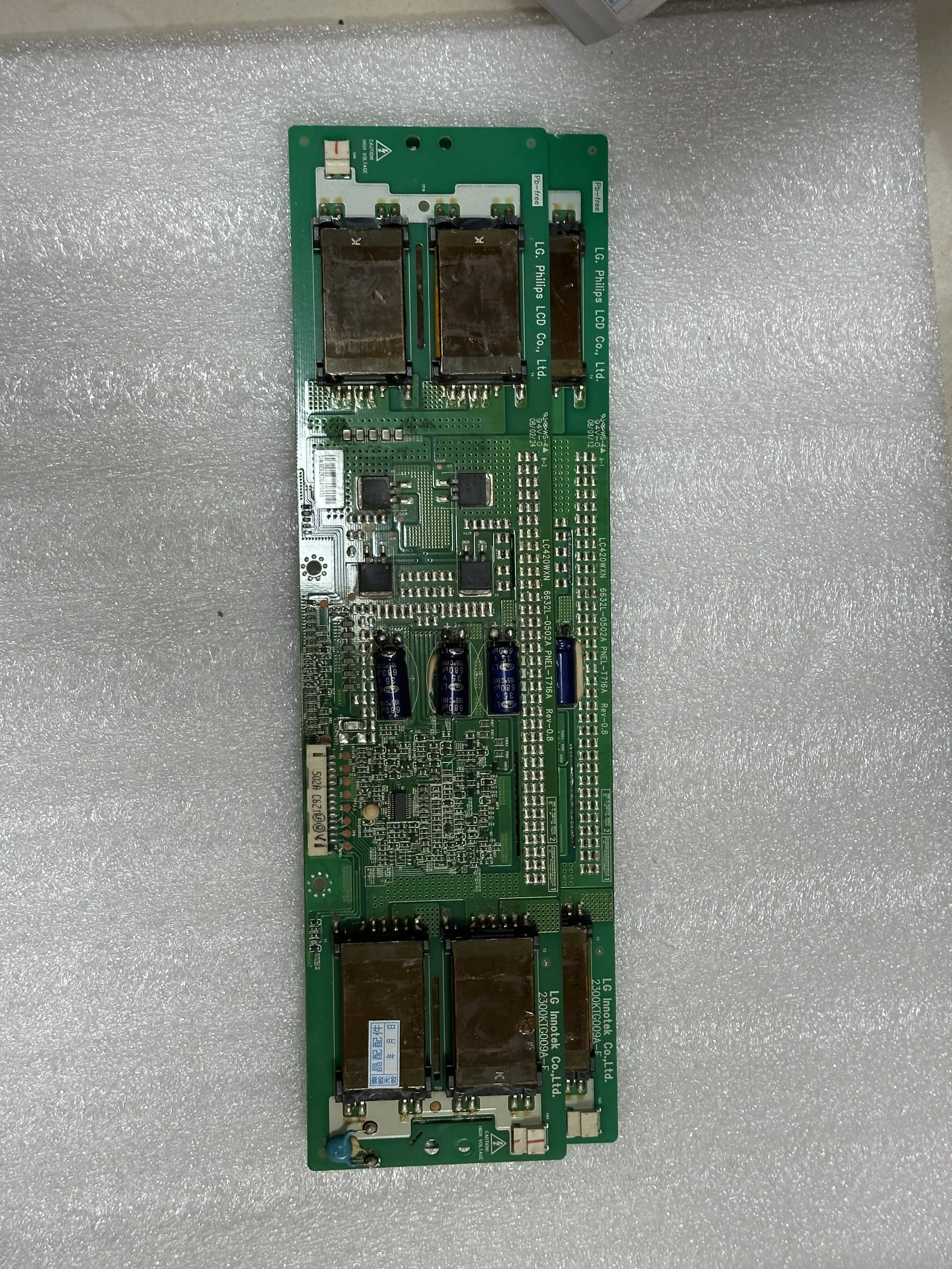 

Оригинальная высоковольтная плата 42LG31RC-TA 6632L-0502A 2300KTG009A-F