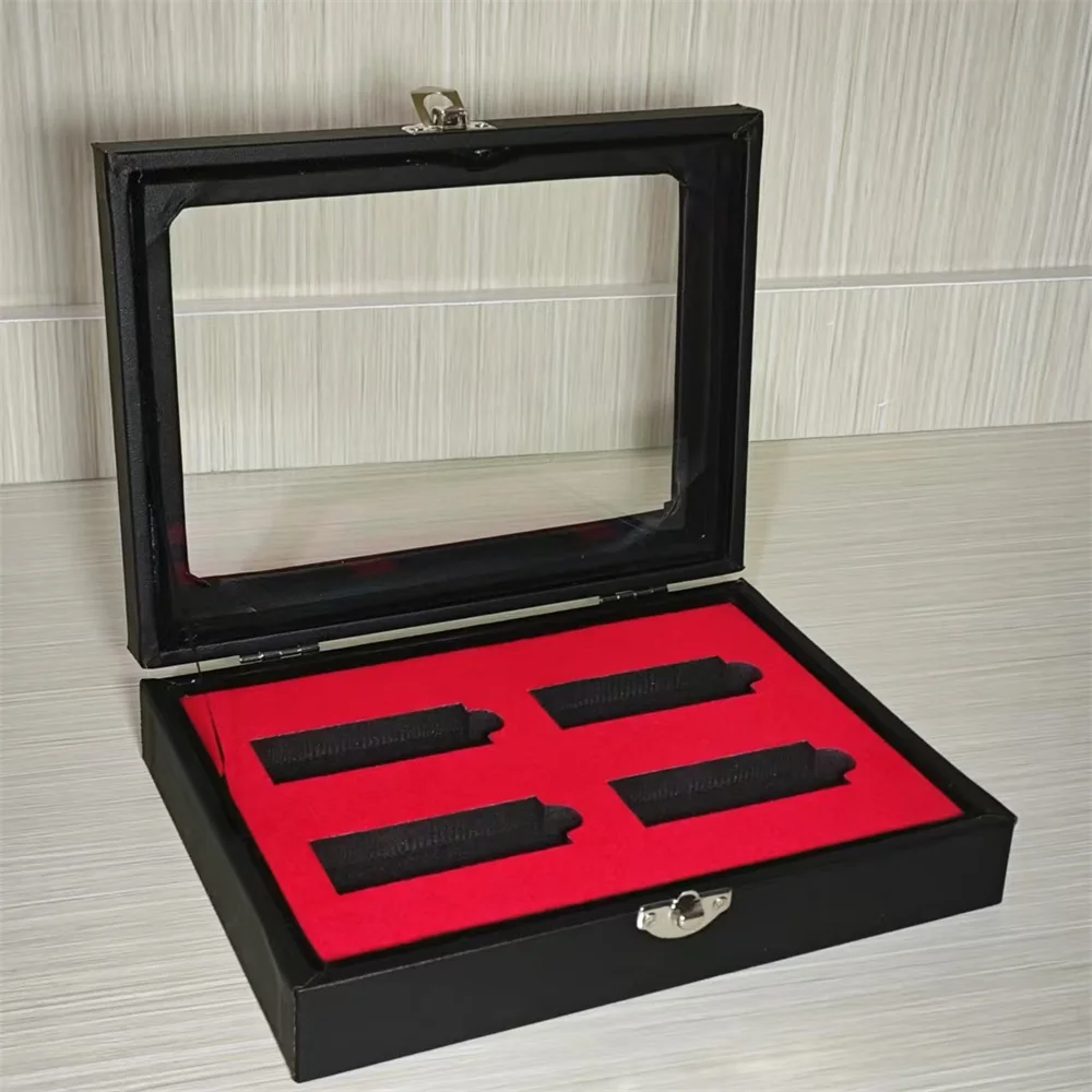 

For Dunhill Lighters Collect Protection Case Classic High Quality Handmade Black Leather Lighter Storage Box Man Gift