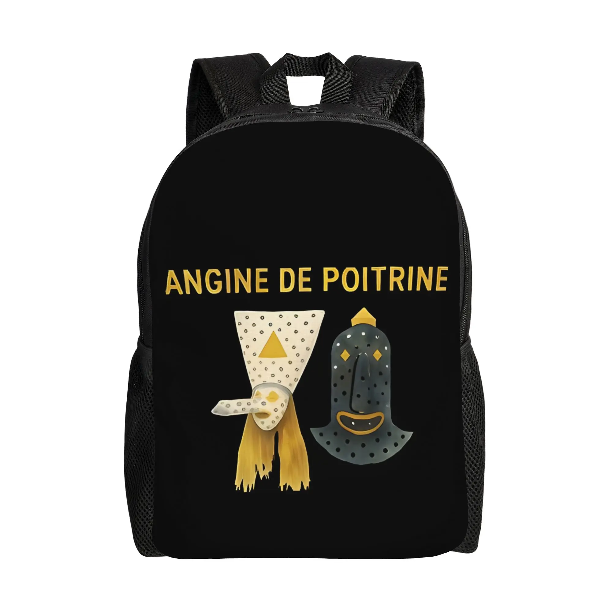 Back to school season Solid Angine De Poitrine 13 Handbag  Unisex Book Pack Backpack