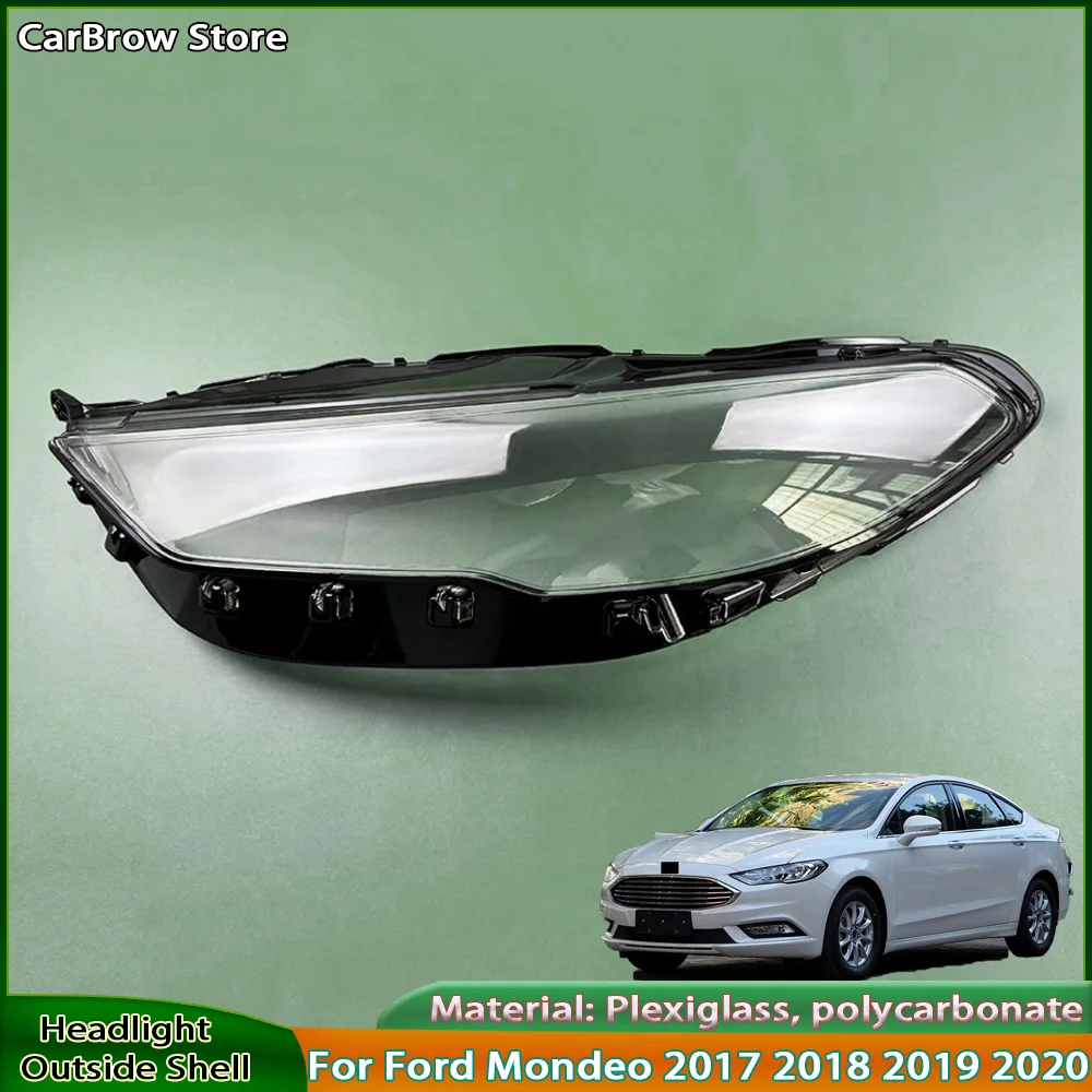 

Для Ford Mondeo 2017 2018 2019 2020 крышка передней фары прозрачный корпус фары замена оригинального абажура из плексигласа