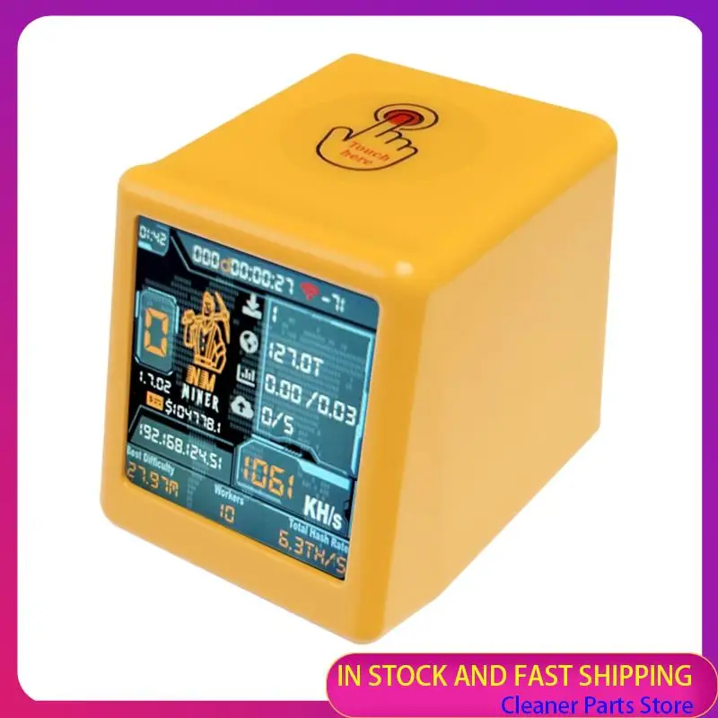 حار بيع-1060 KH/S Hashrate BTC سولو Lotterys مينر Nerdminer V2 NM التلفزيون الذكي ESP32 منخفضة الطاقة عملية صامتة ساعة سطح المكتب #3