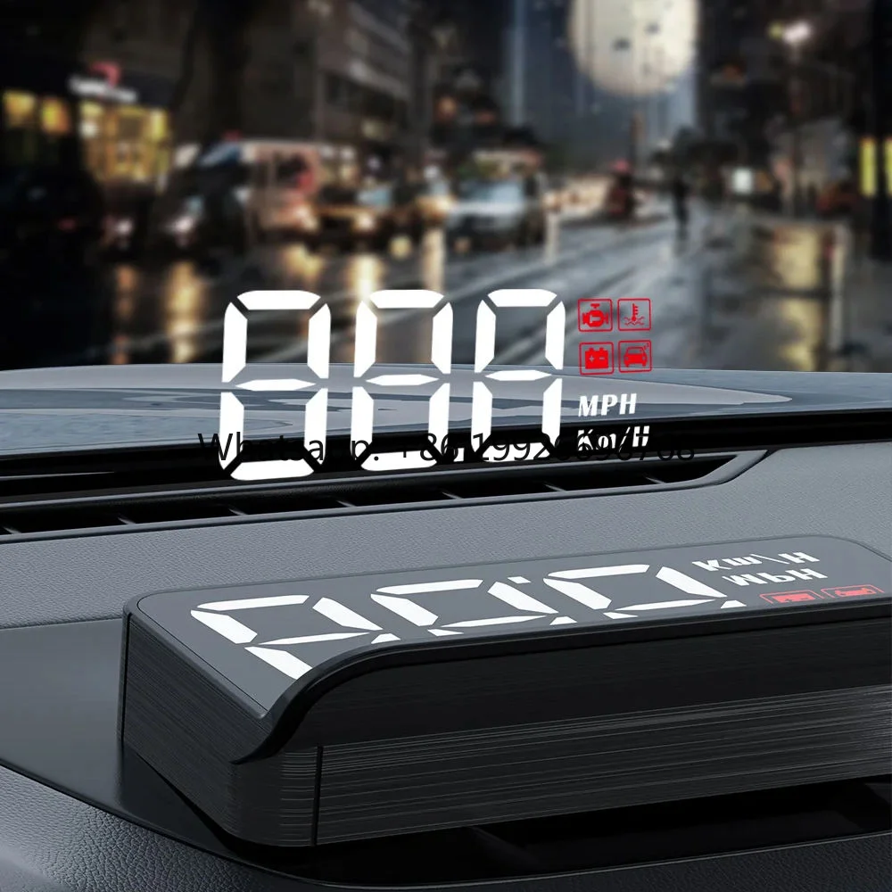 

Лидер продаж: Проекционный дисплей M3 с функцией измерения температуры воды и оповещения о скорости, 2 автомобильных аксессуара