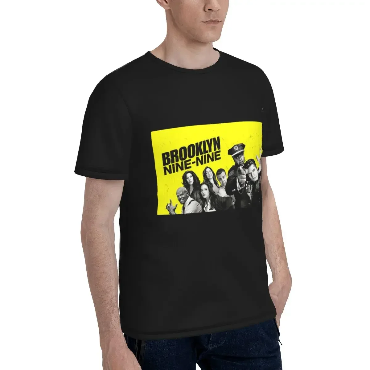 Brooklyn Nine-Nine T-Shirt for Men polyester T Shirts Men's Short Sleeve Round Neck Summer Clothes Tops