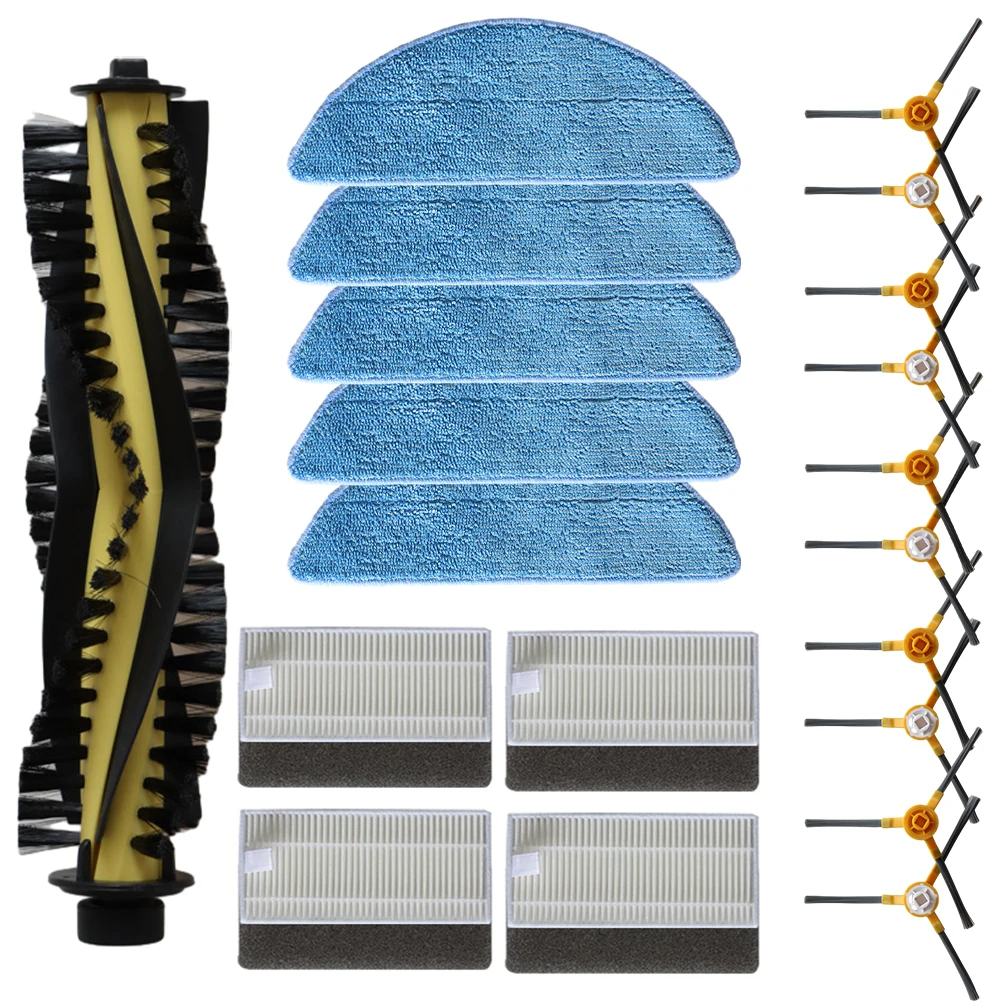 Piezas de repuesto para Robot aspirador Tesvor M2, cepillo lateral principal, filtro, mopa, Kit de accesorios para barredora de tela, piezas de herramientas para aspiradora