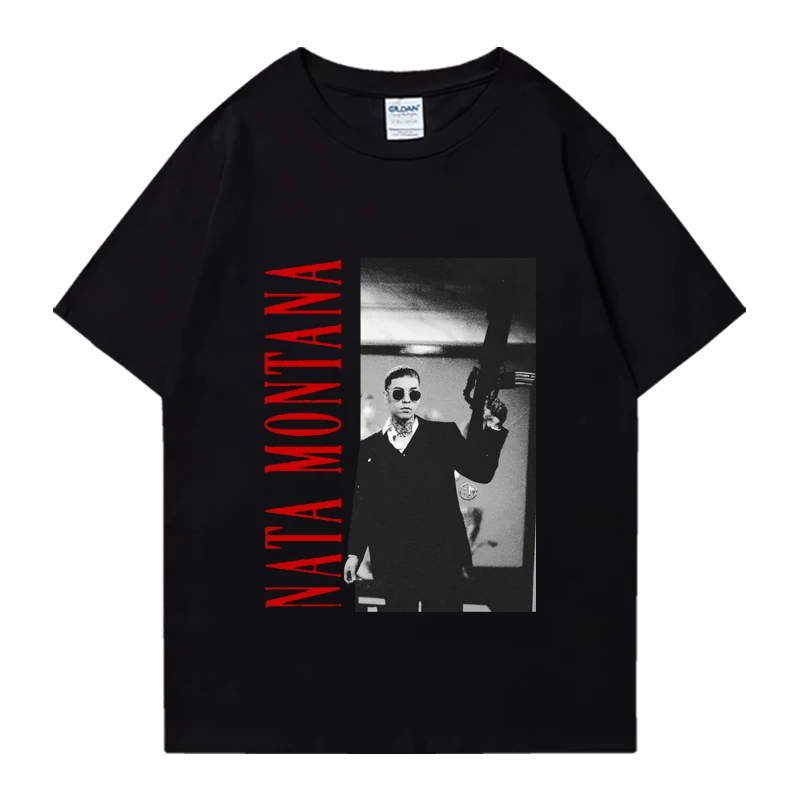 

High Qualit Natanel Cano album Nata Montana Graphics T-shirts 2024 vintage Oversized streetwear Unisex summer 100% Cotton Tops