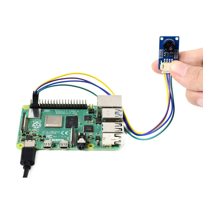 Waveshare MLX90640-D55 Thermal Camera,MLX90640 IR Array Thermal Imaging Camera, 32×24 Pixels, 55° FOV