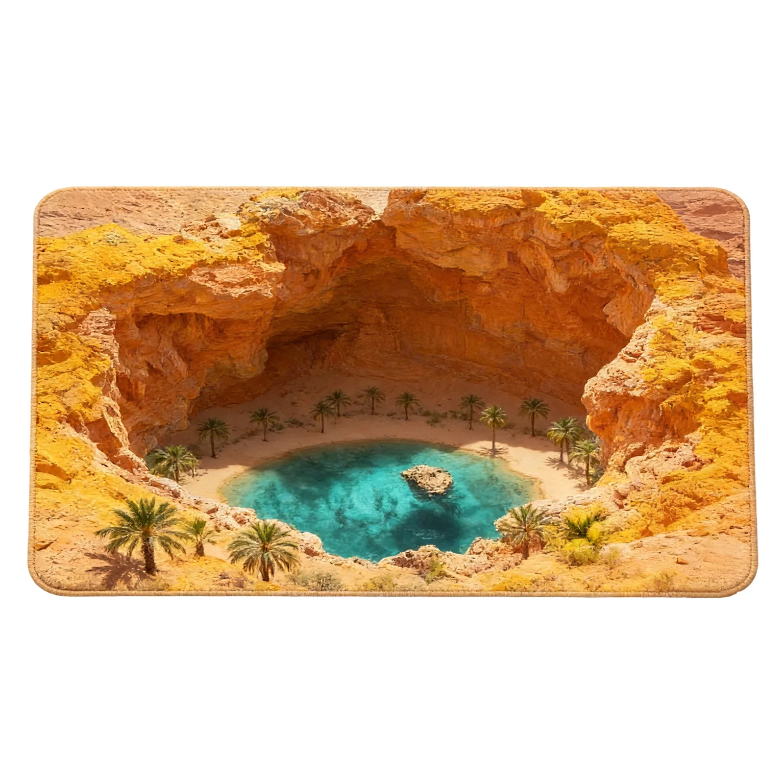 Welcome Entrance Mat 2D Optical Illusion Rug Front Door Mat Entrance Vortex Illusion Floor Mat Bottomless Hole Bathroom Mat