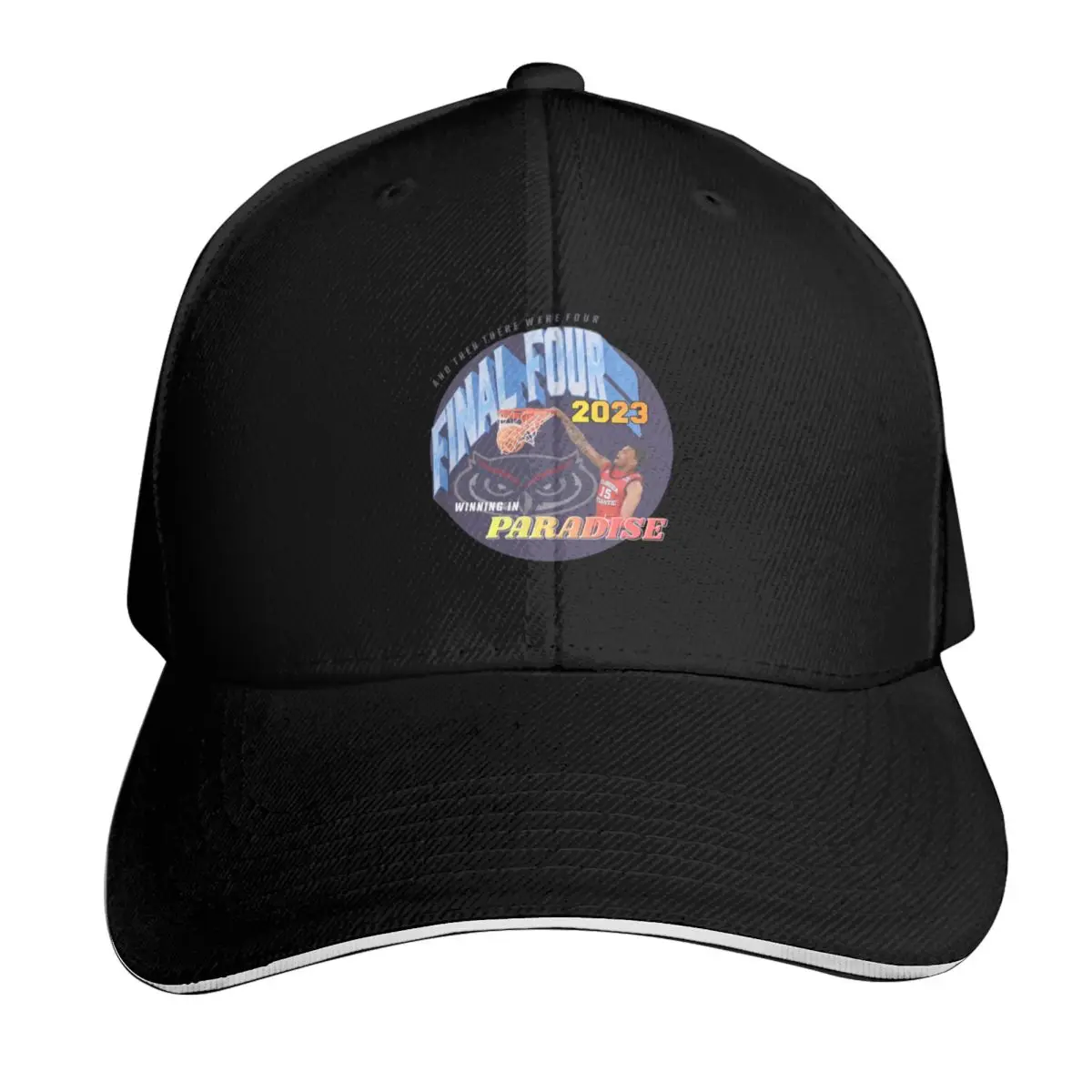 Florida Atlantic University March Madness Final Four Design Baseball Cap Men Women Casual Summer Sport Sun Cap