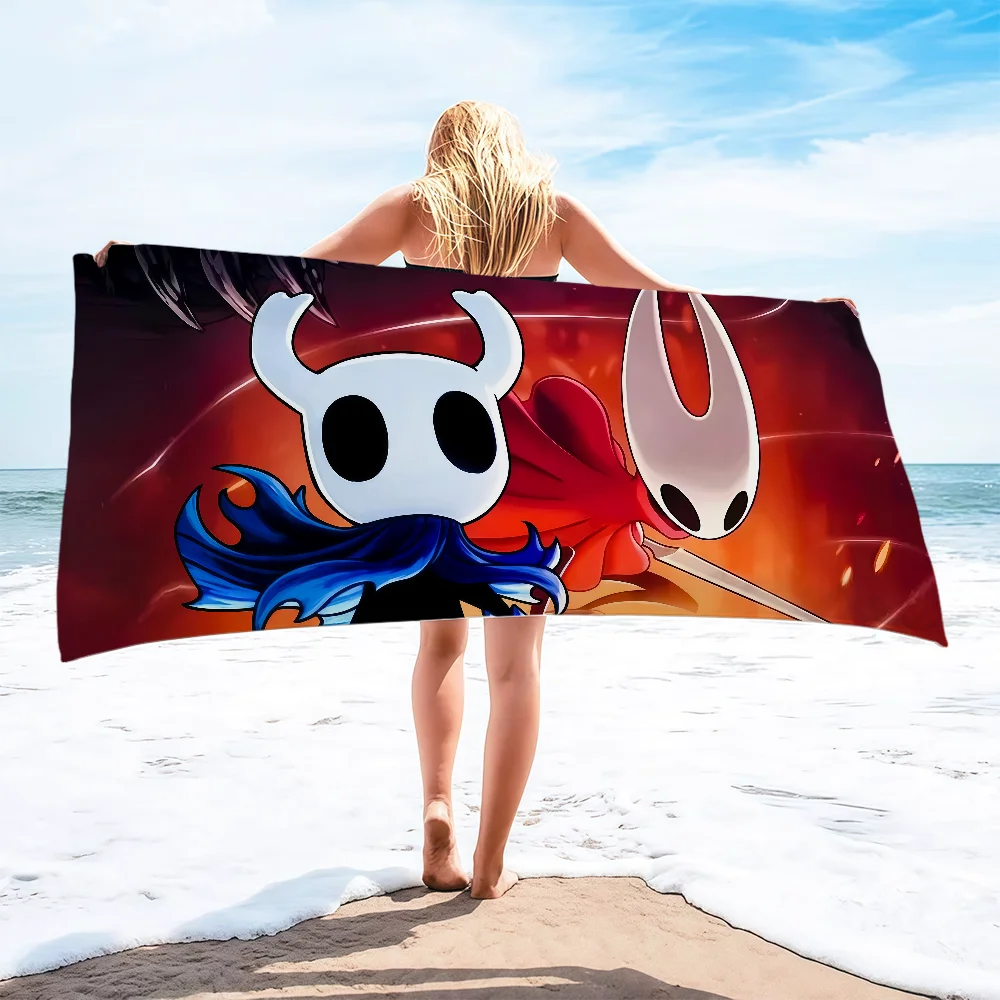 game funny fanart H-Hollow Knight S-Silksong Towel Soft Quick Dry Beach Towels Gift Travel Gym bathing Spa Camp sport Pool Towel