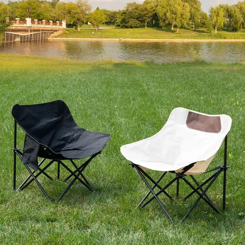 

Outdoor Camping Travel Fishing Folding Chair Beach Sit Lie One Folding Stool Leisure Barbecue Oxford Cloth Camping Chair