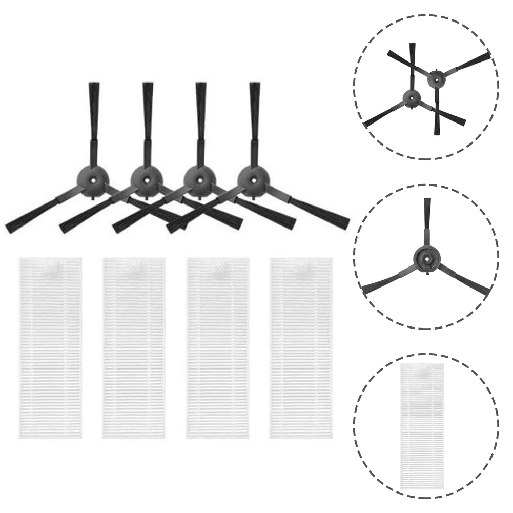 

Набор боковой щетки и фильтров. Необходимый комплект для обслуживания. Набор боковой щетки и фильтров для пылесоса 360 S10 X100 Max.