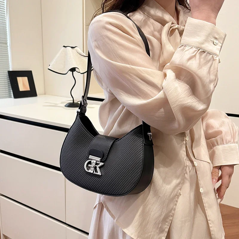 

Versatile Ladies Leather Shoulder Bag Designer Women's Crossbody Handbag Elegant Tote Luxury Brand Stylish Messenger Purse