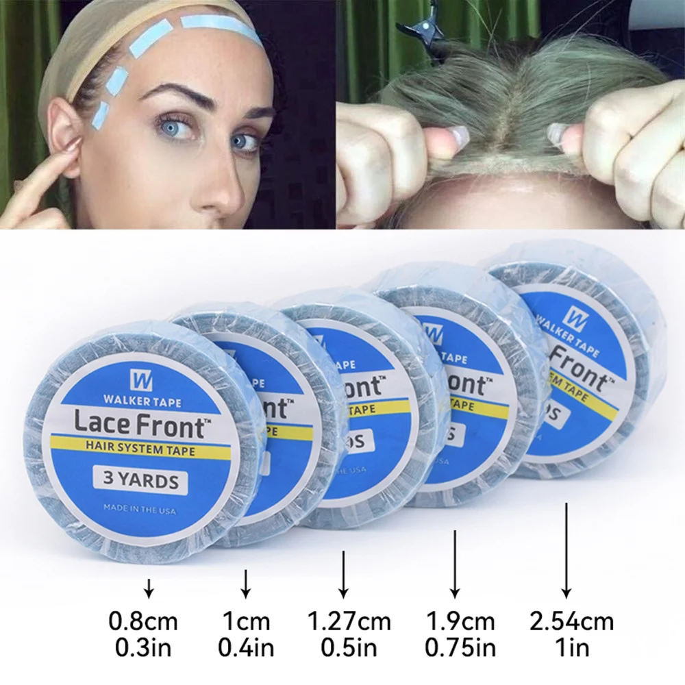 Ultra Hold Plakband Waterdichte Pruik Tape Dubbelzijdig Lace Front Ondersteuning Tape Voor Toupet Hair Extension Haarstukje Sterke