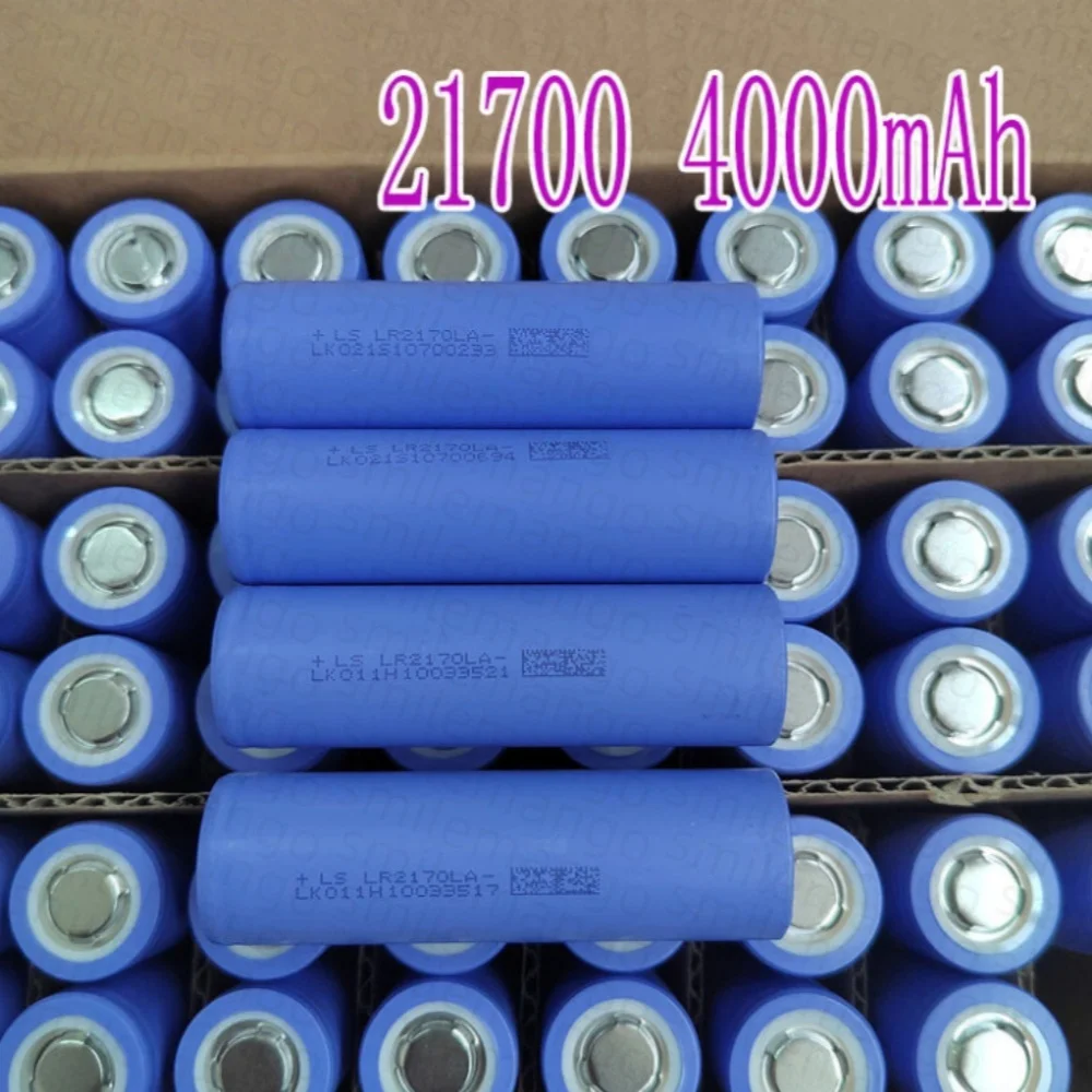 3.7V  21700 Lithium Battery 4000mAh 10C Discharge Electric Screwdriver Tool Battery Solar Street Light Electric vehicle