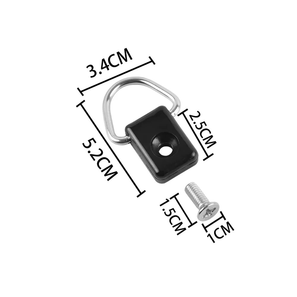 D-Ring Tie Down Anchors D Pull Buckle Screw Fixation Hook for Suzuki Jimny 2019 2020 2021 2022 2023 2024 2025 Accessories