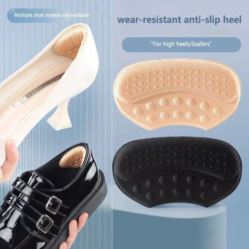 Heel Grips Anti-slip Heel Pads Anti-rub Foot Inserts Half Size Insoles Prevent Shoes From Slipping Reduce Shoe Size Cushion Pads