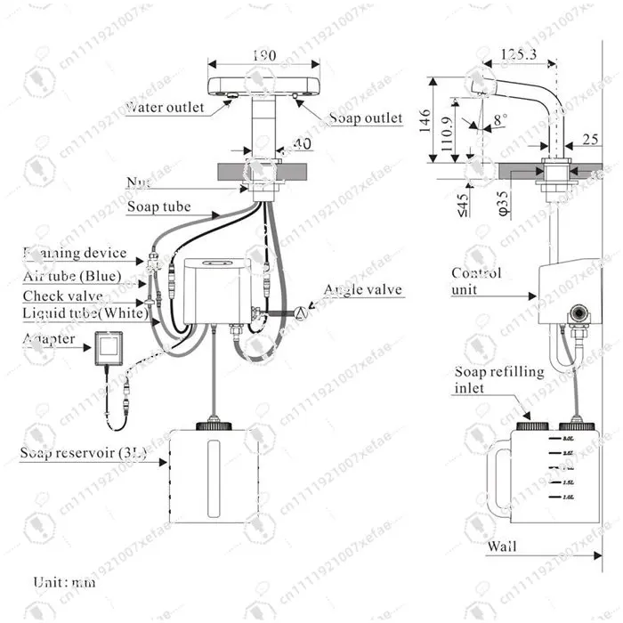 Brass and Automatic Sensor Foam Soap Dispenser