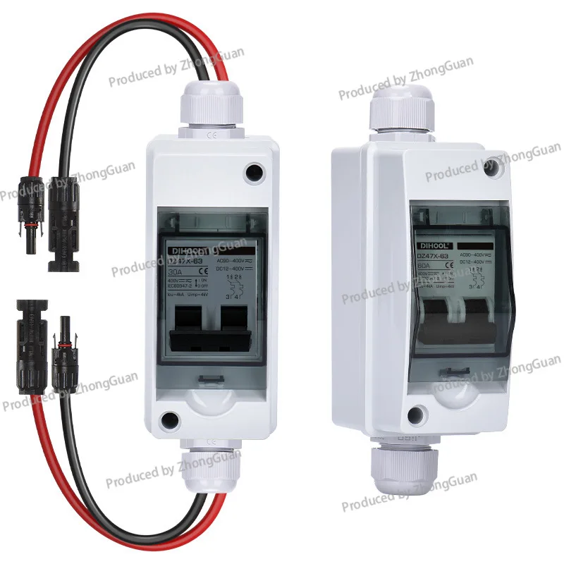 Photovoltaic DC Disconnector IP65 Waterproof DC500V Solar DC Distribution Load Switch