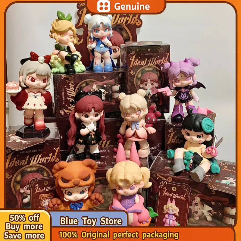 

Подлинная серия Dora An Ideal World, слепая коробка, милая экшн-фигурка, игрушка, загадочный орнамент, кавайные аниме-фигурки, куклы, игрушки для детей, подарок