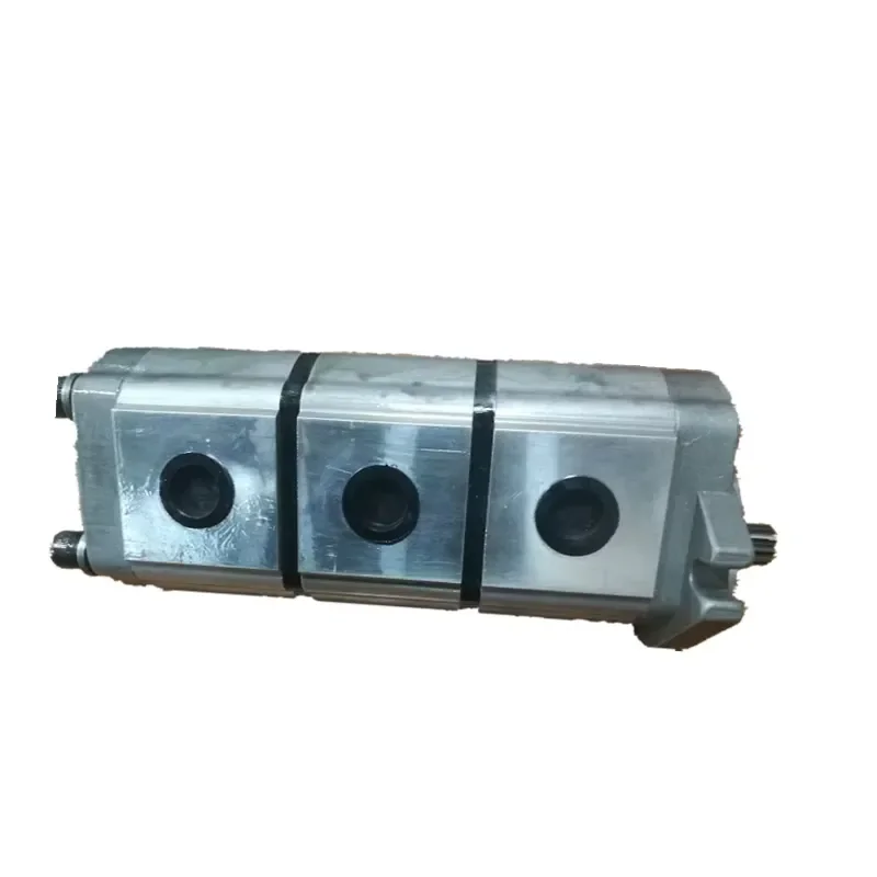 Excavator ME20 Triple Gear Pump Custom Port Support Hydraulic Pump