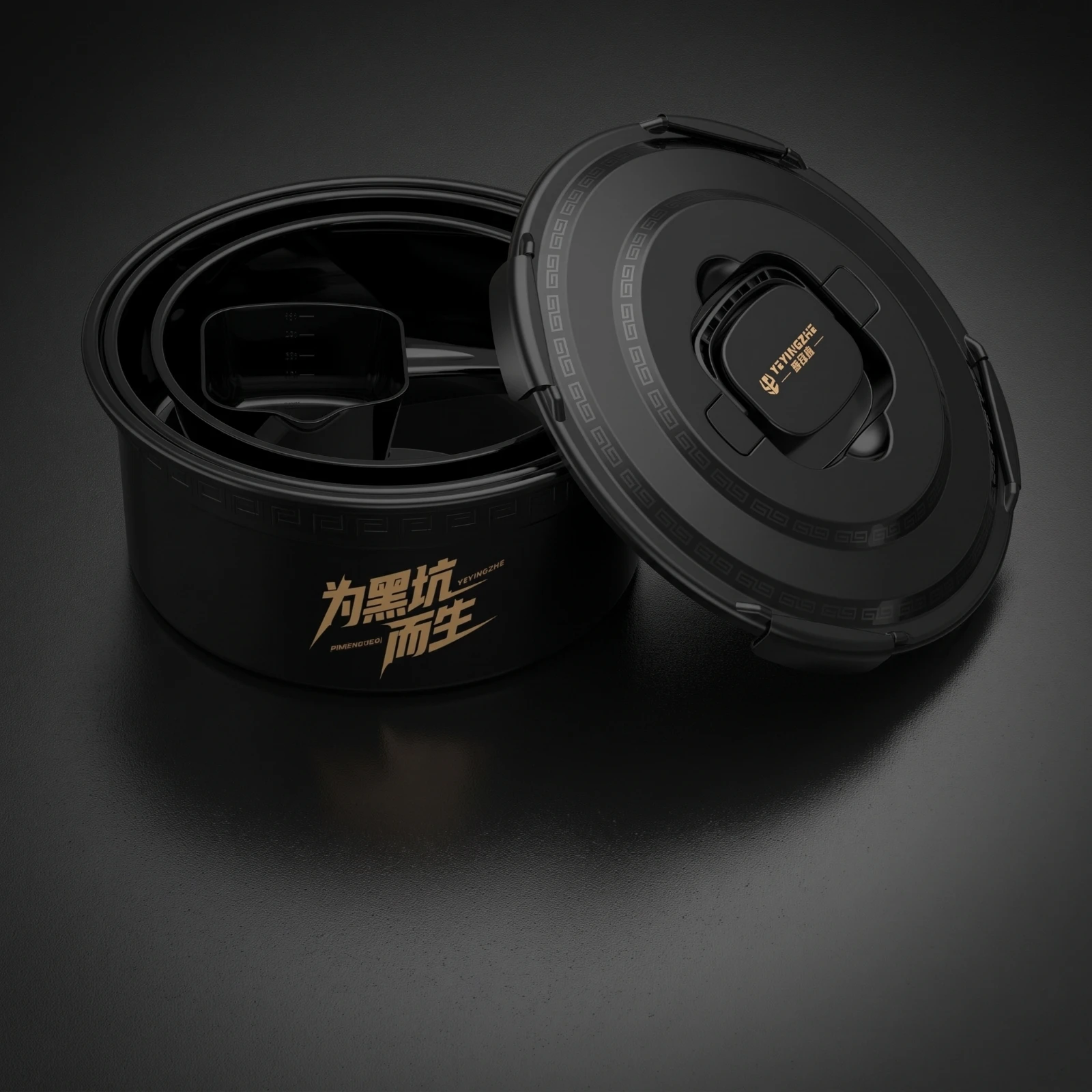 4 Pieces Mixing Pail with Lid Nesting Pail with Trays Water Pail Compact Abrasion-Resistant for Anglers