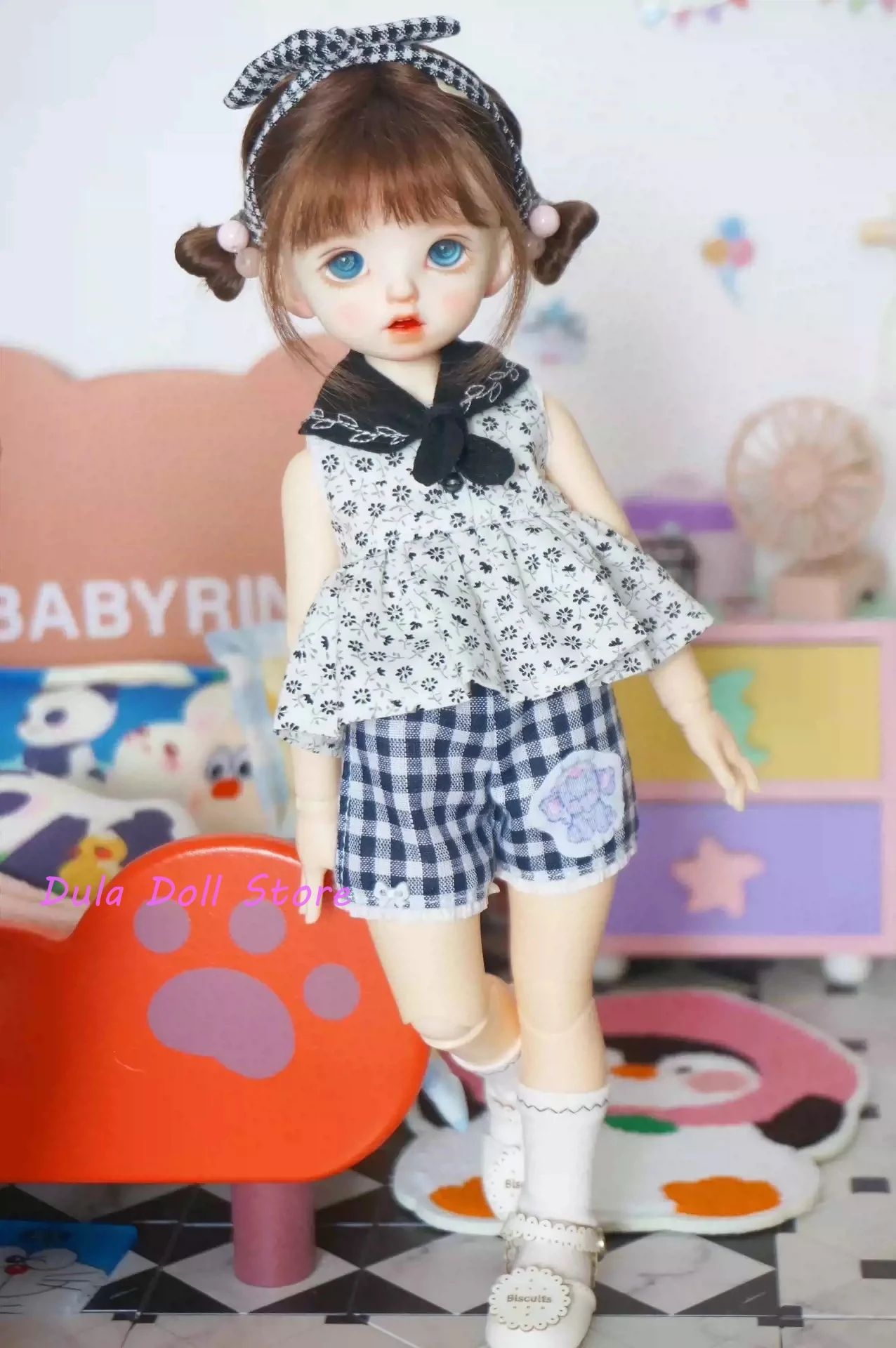 Dula Doll Clothes Dress Summer flower series set Azone Licca ICY JerryB gl4 1/6 6 points Bjd Doll Accessories