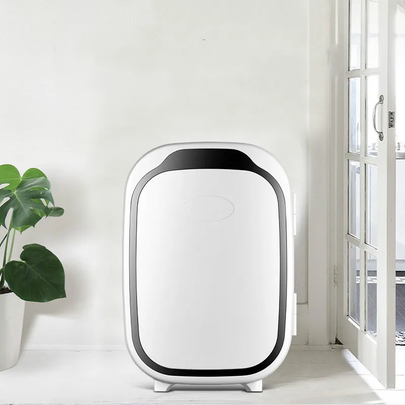 6L Single Door Refrigerators For Heating & Cooling Electric Home Small Fridges Freezer Desktop Cooler Warmer for Office Using