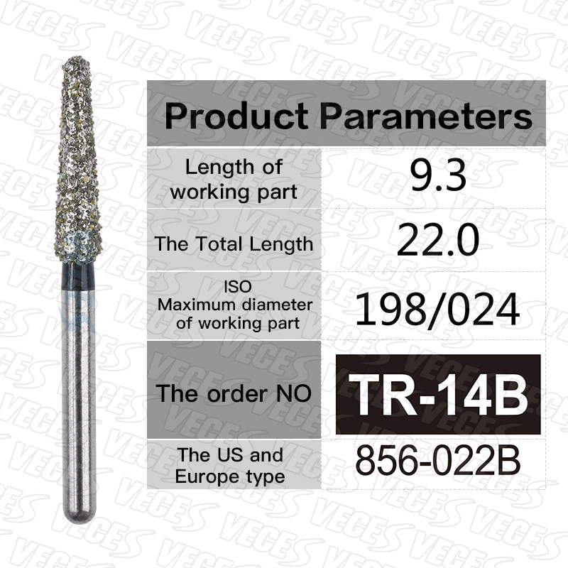 TR Typ Extra Grobe Dental Diamant Bohrer Standard Zahnmedizin Erdbeeren Bohrer Zahnarzt Werkzeuge FG High Speed Bur 1,6mm 10 stücke