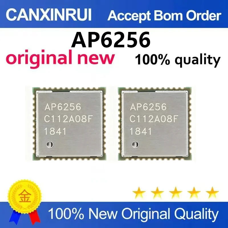 (5pcs-100pcs)New original AP6256 QFN-44 5.0 single channel 11AC dual band Bluetooth WiFi two in one module