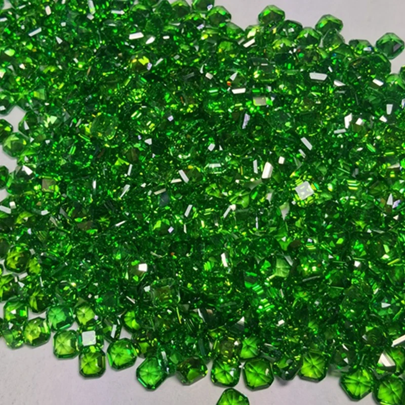 Natürlich abgebaut 9,0mm 5,50 ct Smaragd Sri Lanka vvs lose Edelsteine – Detail 7