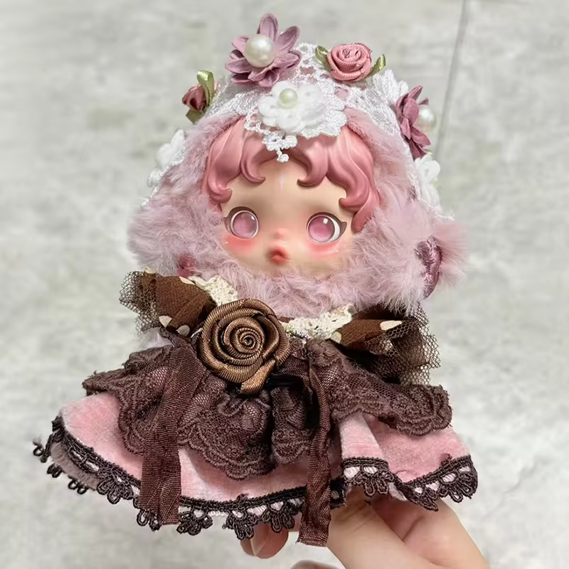 16cm For Skullpanda V2 Doll Clothes Rose Princess Dress Cartoon Handmade Costumes Diy Doll Clothing Set Dolls Accessories Gift - AliExpress 