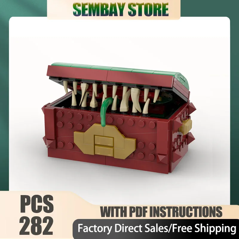 سلسلة الإبداعية Moc قوالب بناء وحدات تقليد الصدر نموذج التكنولوجيا كتل عيد الميلاد لتقوم بها بنفسك لعبة البناء هدية عيد #1