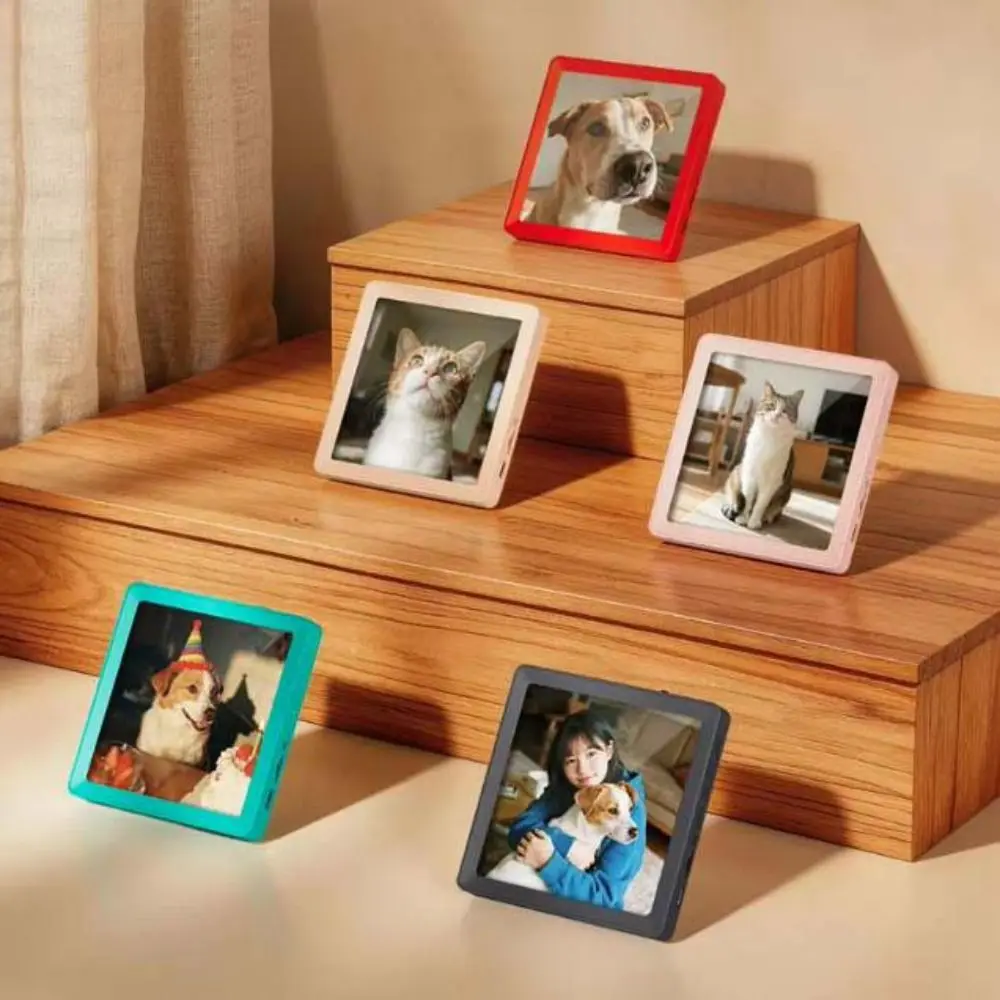 Fridge Magnet Magnetic Wireless Bluetooth Speaker Cardable DIY Pet Photo Frame Speaker Recording Music Photo Frame Fridge