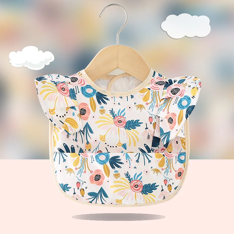 Baby Eating Bib Waterproof Dirt Proof No Wash Children Cover Male and Female Baby Eating Bib Sleeveless Summer Breathable Apron