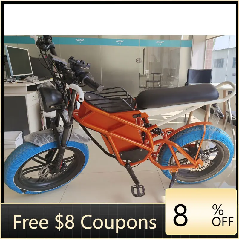 

STLF 48v D74 750/1500 Super Ebike Fat Ebike High Battery Capacity Fat Tire Electric Bike