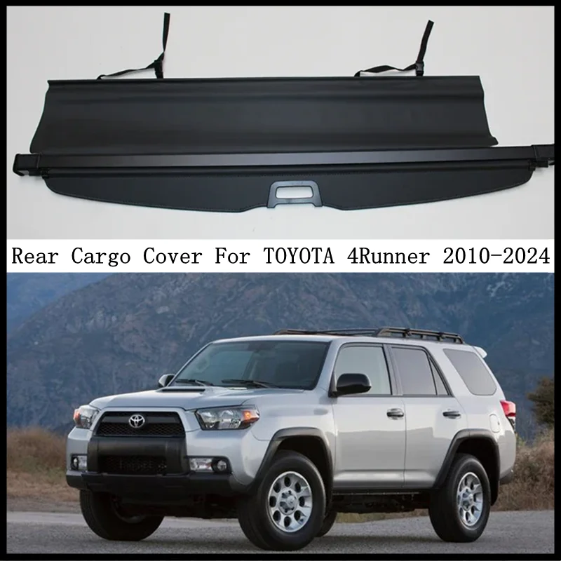 

Rear Cargo Cover For TOYOTA 4Runner 2010-2024 Privacy Trunk Screen Security Shield Shade Modification Parts