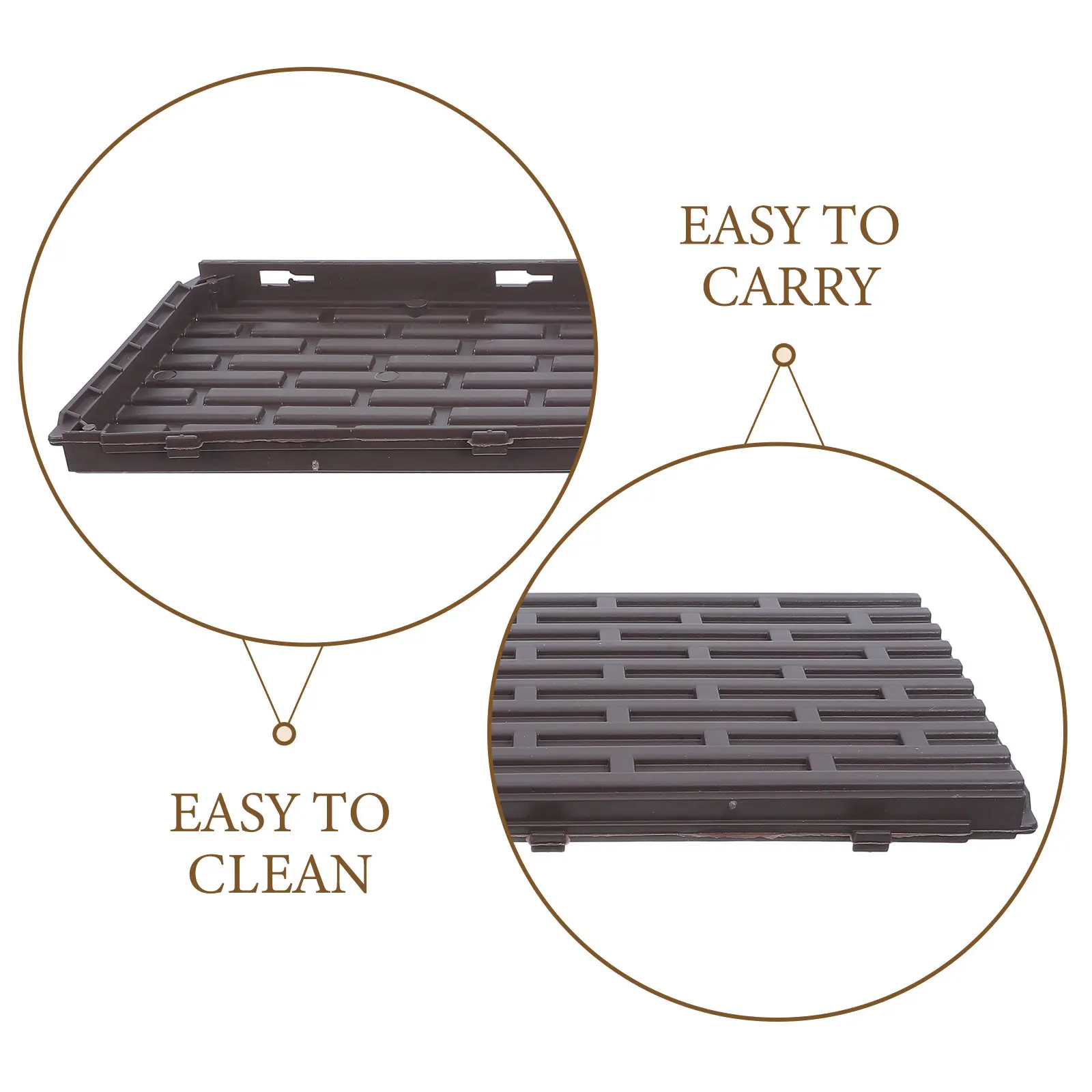 2Pcs Planter Side Panels Modular Design Easy Assembly Garden Planter Box Replacement Parts for Outdoor Indoor Window Box Flower