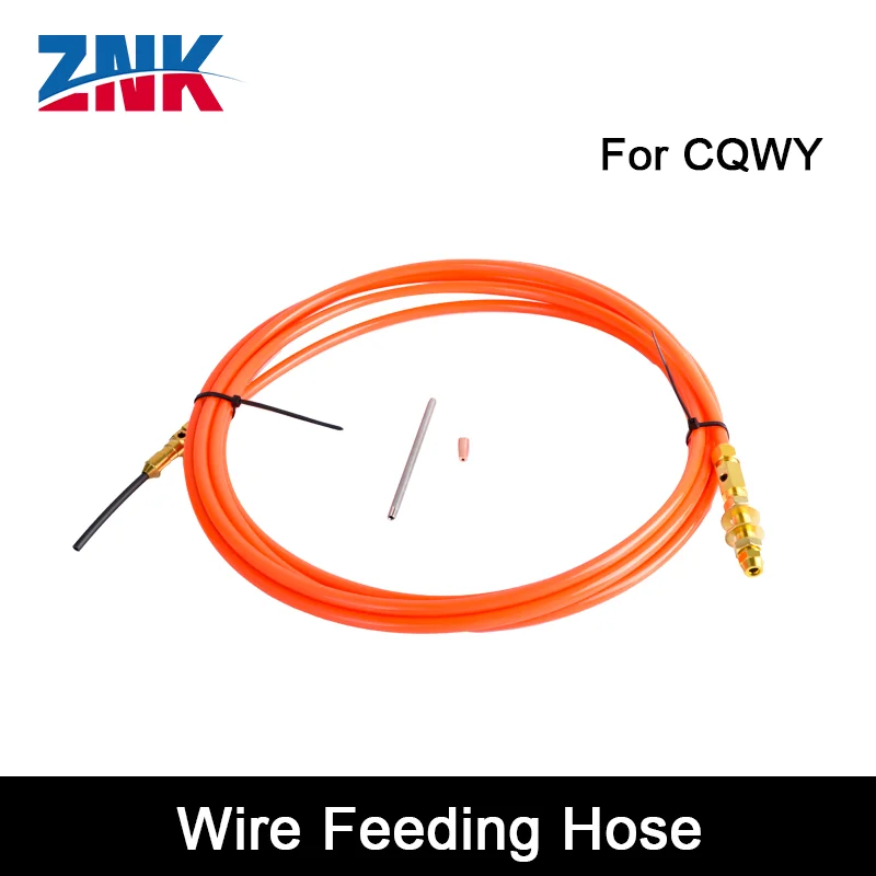 ZNK CQWY Qilin HR Soldadura láser de mano Tubo de alimentación de alambre de grafeno de aluminio con resorte Cable de aluminio de 2,0 mm