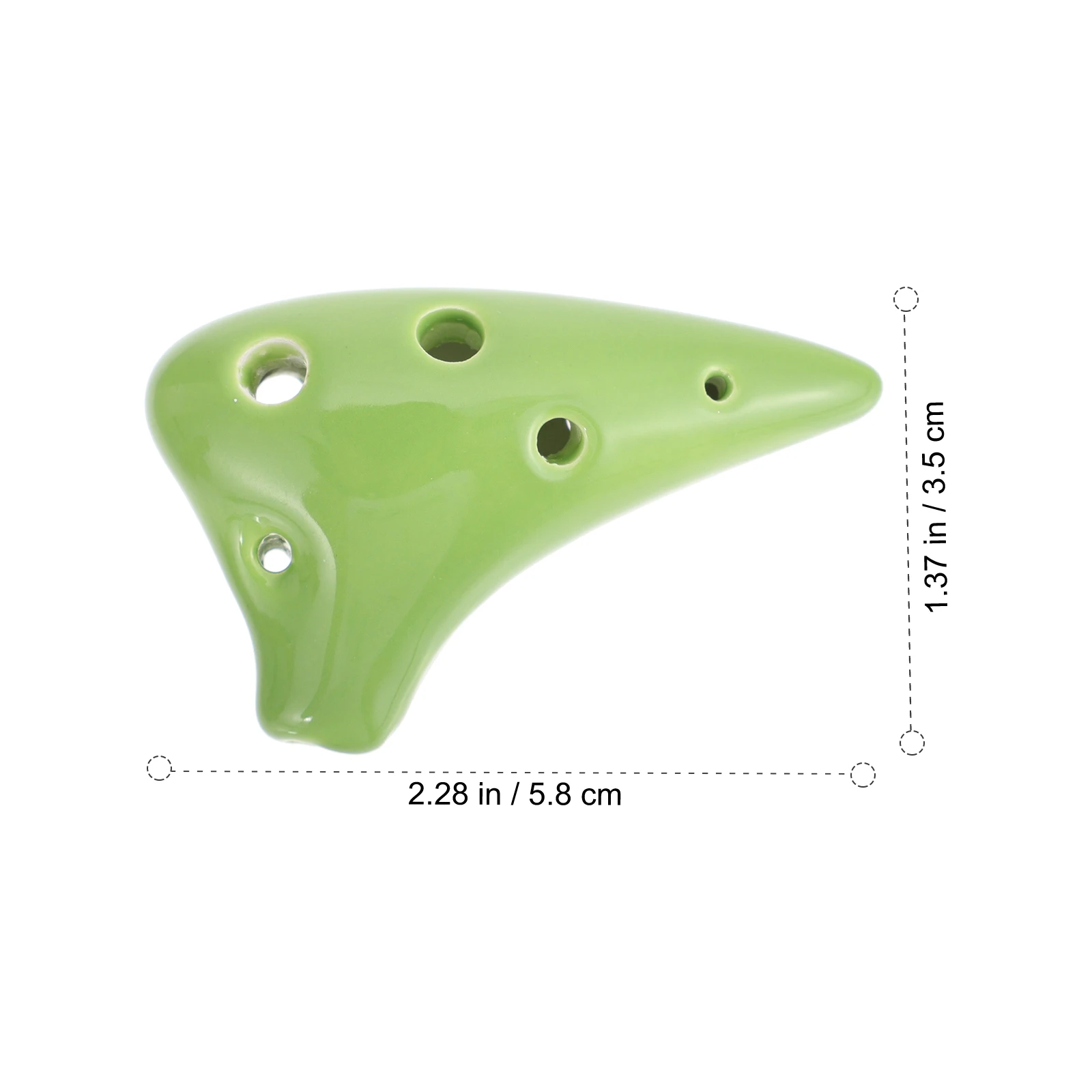 

Mini Ocarina Music Instrument Musical Instruments Bass for Small Green Student