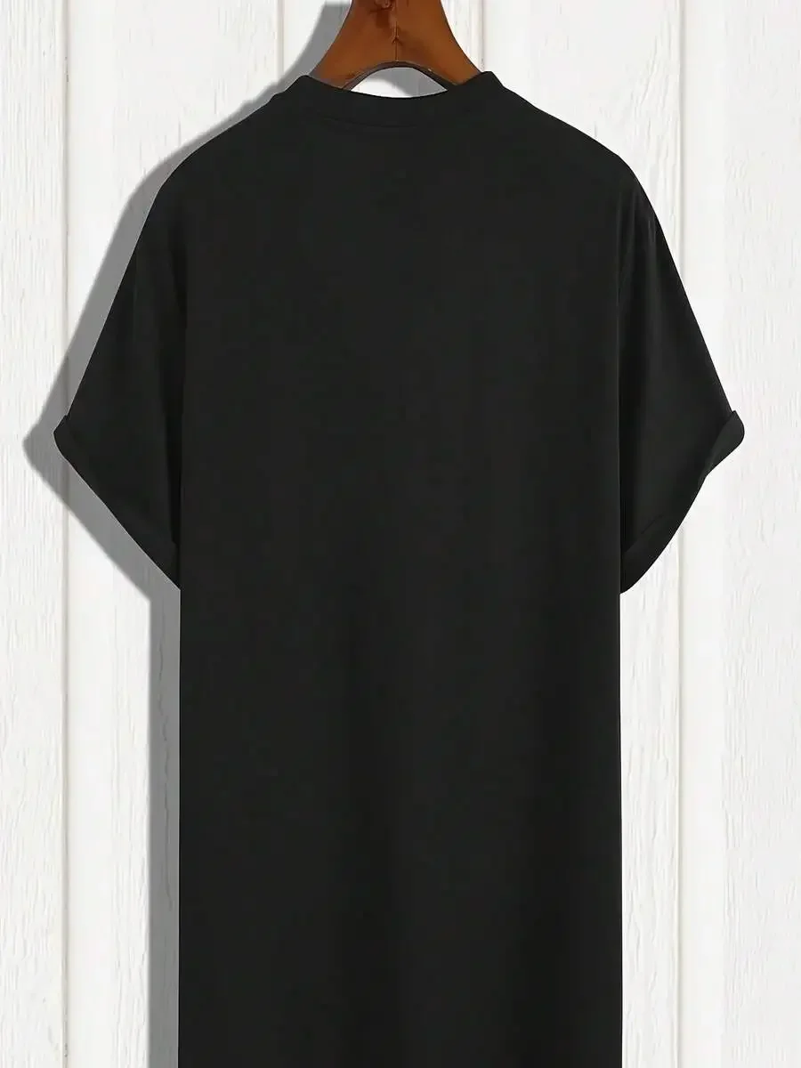 Vintage Grunge Gothic T-Shirt With Skull & 'May The Bridges I Burn Light ' Print