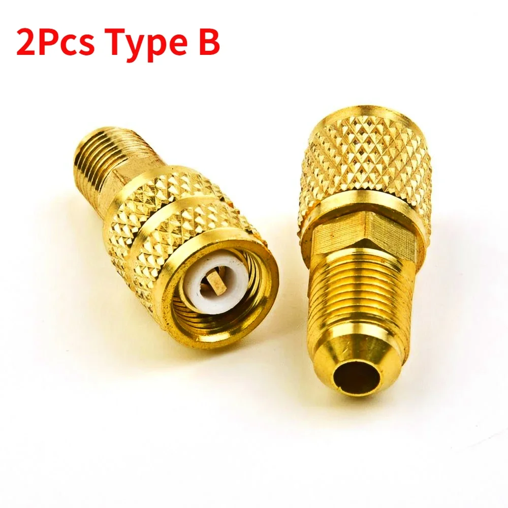 Adapter R410a 5/16 SAE F szybkozłącza do 1/4 SAE M Flare 5/16 SAE M do 1/4 SAE