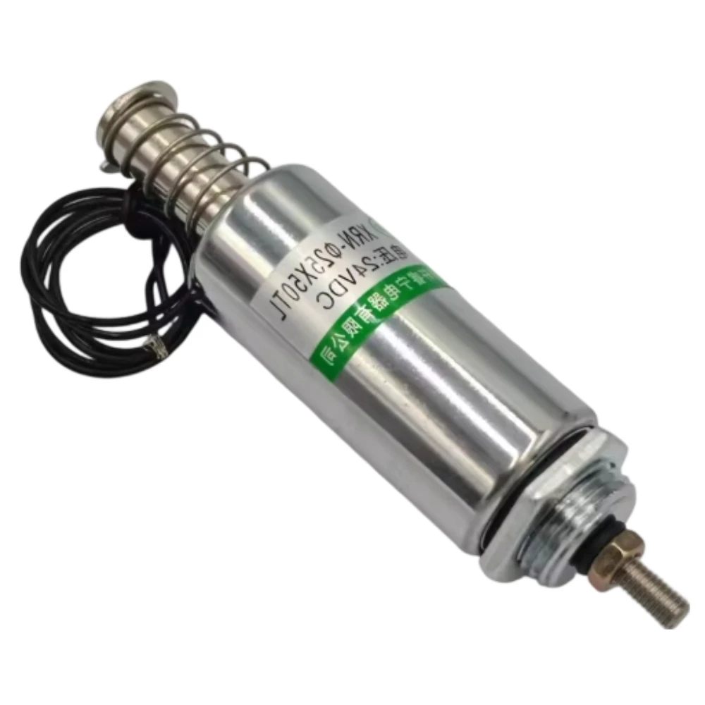 Afbeelding 4: XRN-25×50TL Push-Pull elektromagneet DC12V/24V 25 mm diameter 50 mm slag dubbele veersolenoïde