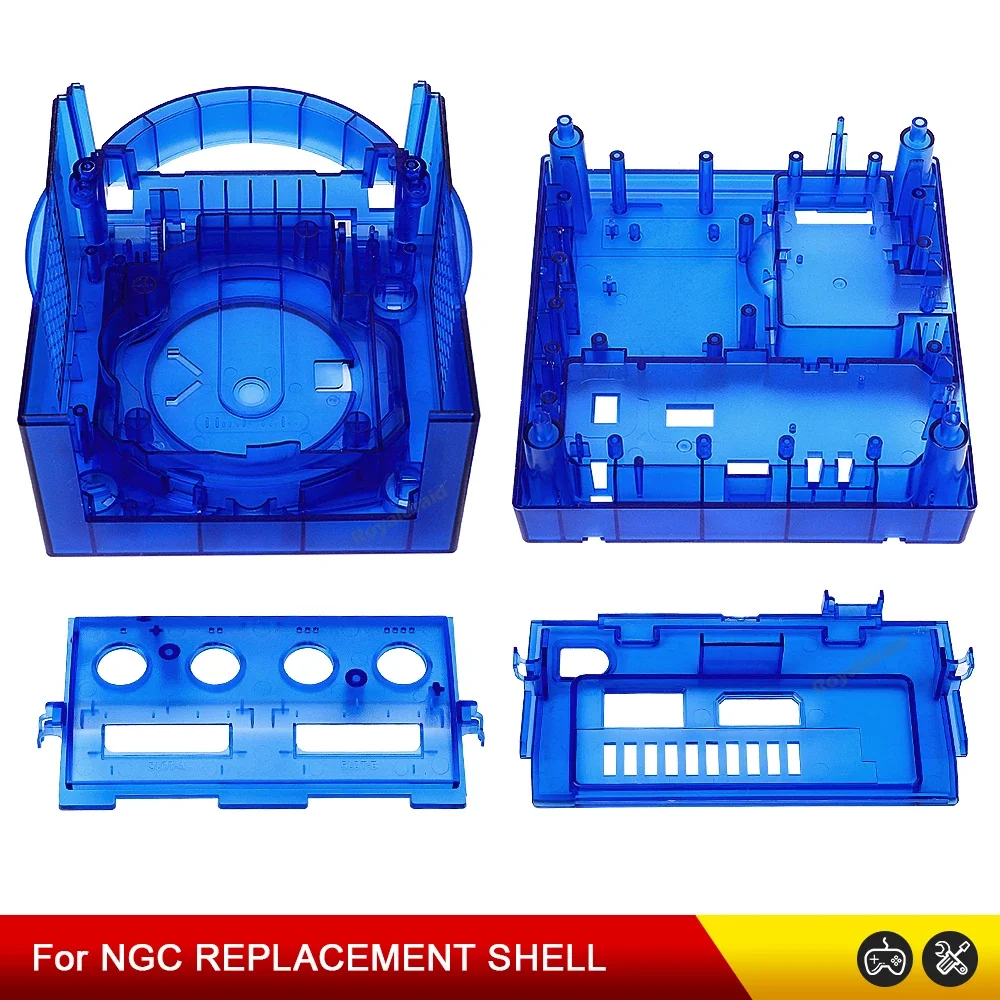 NEUE 6 CLORS Für Gamecube NGC Ersatz Shell Transparent Fall für Gamecube NGC GC Spielkonsole DOL-101/DOL-001 Dropshipping – Detail 32