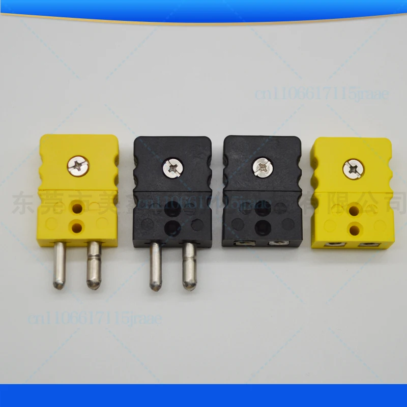 

2Pcs For k type thermocouple plug J type connection sensor R type temperature measuring socket