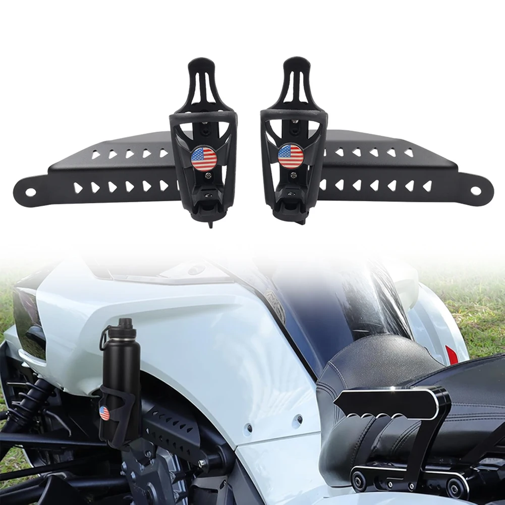 2Pcs Motorbike Ajustable Cup Drink Bottle Holder for Can Am Spyder F3 F3-S 2015-2025 F3-L