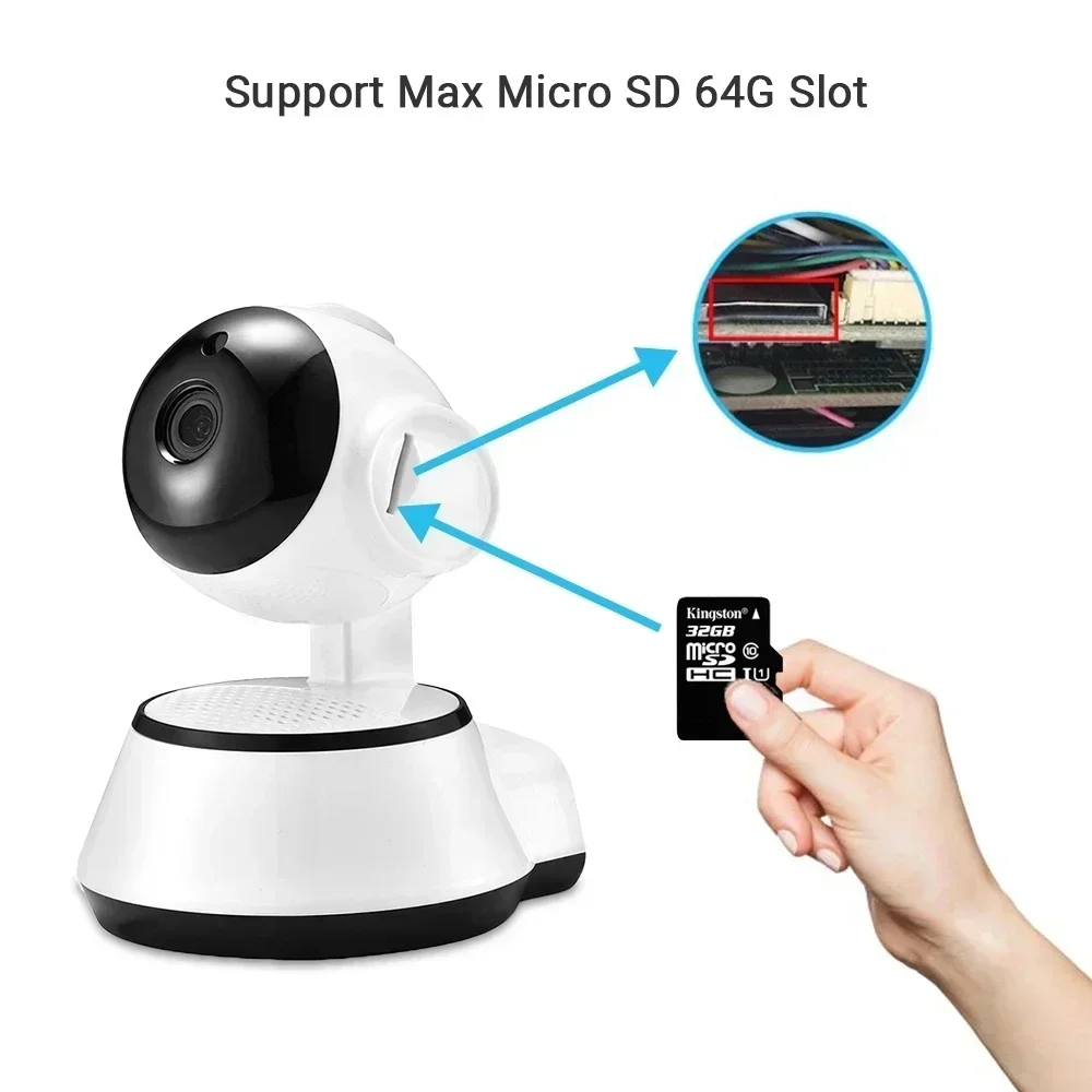 Intelligent Auto Tracking Of Human V380 Pro IP Camera Surveillance camera CCTV Network Wifi Camera Wireless HD Cloud Smart Home