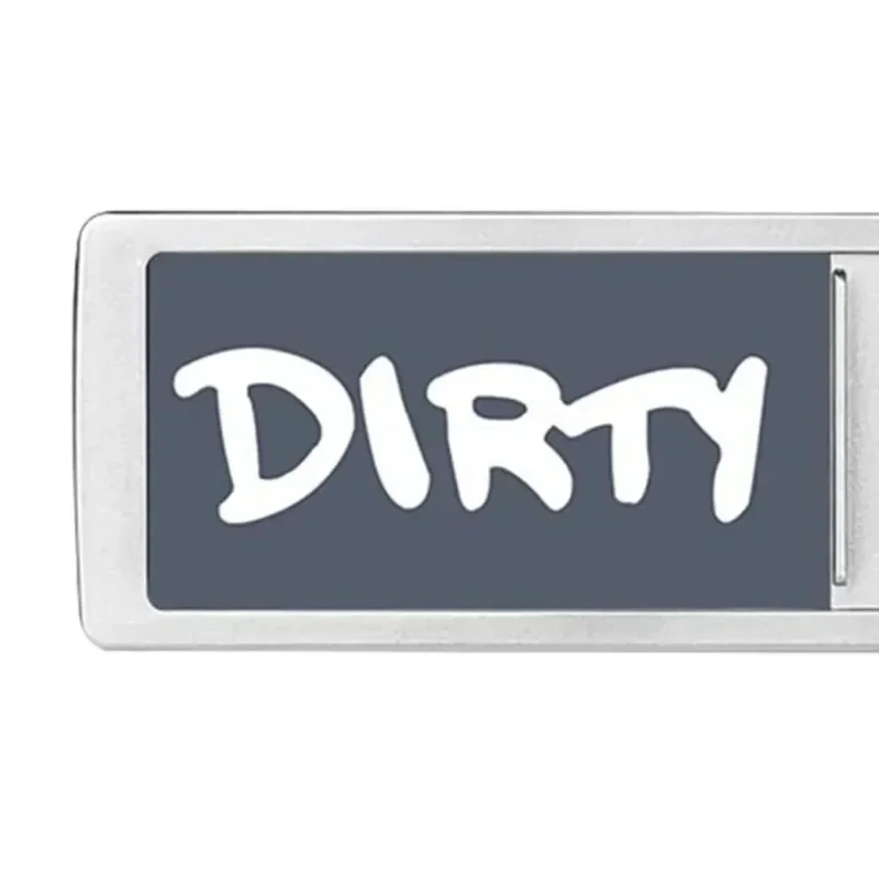 Clean Dirty Dishwasher Magnet Indicator Sign Large Text Slide Super Strong Magnet Sign Kitchen Supplies