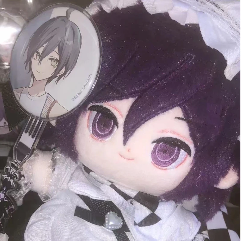 

Stuffed Anime 20cm Game V3 Kokichi Oma Kawaii Cosplay Soft Cotton Doll Toy Body With Skeleton Cartoon DIY Dress Up Figures Gift