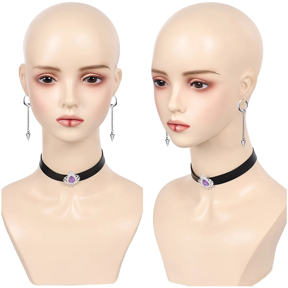 Fancy Dress Mira Earrings Necklace Cosplay For Women Jewelry 2025 Cartoon Demon Hunter of KPop Costume Accessories Halloween - Image 3